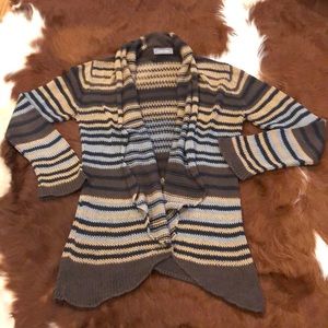 Wooden Ships Size M Striped cardigan